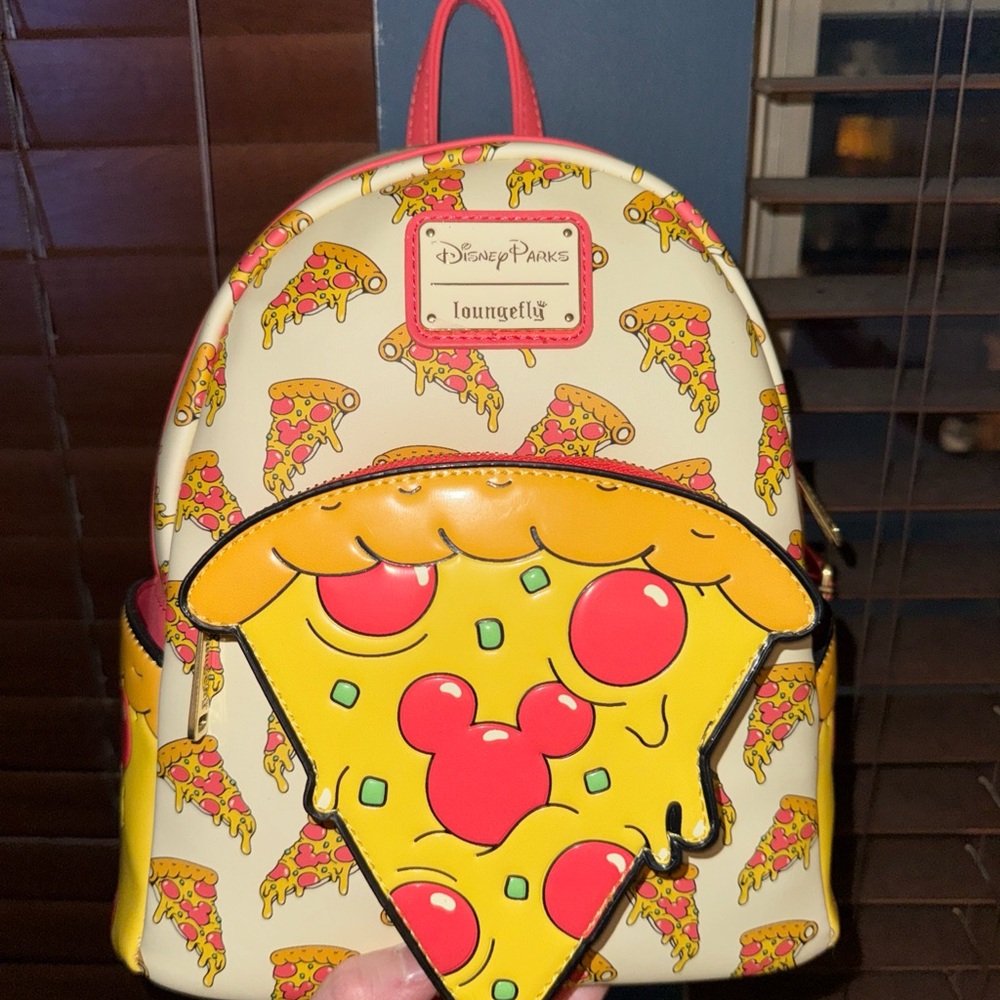 Loungefly x Disney Parks Yellow Pizza Slice Mini Backpack